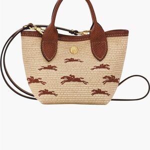 ISO Longchamp XS/mini raffia bag